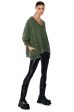 ARIA OVERSIZED V NECK SWEATSHIRT Hot on Sale