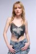 ALL THE GLAMOUR SLEEVELESS CHAIN BRA TOP on Sale