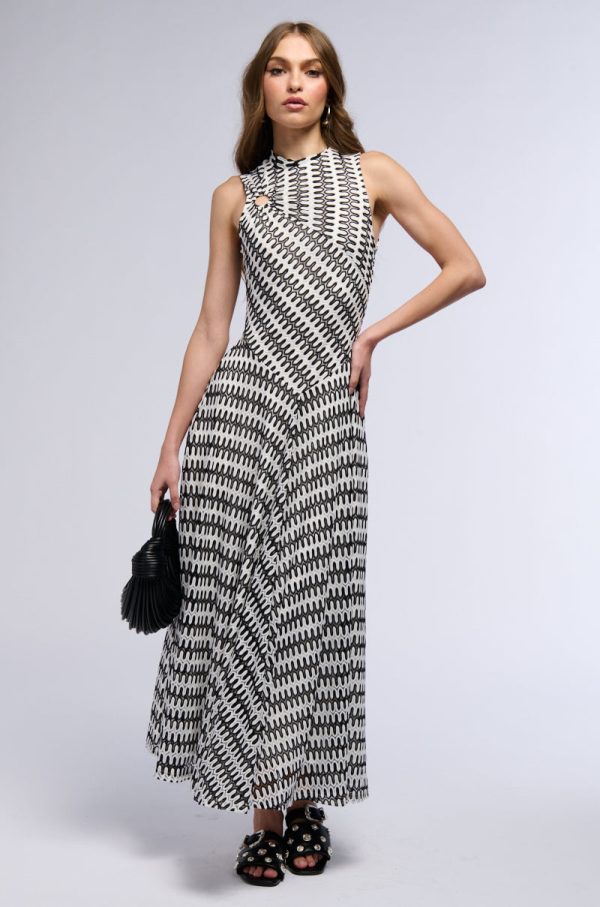 SWEET AND SOPHISTICATED CROCHET MAXI DRESS Cheap