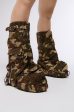 AZALEA WANG ANGELA BOOT IN EMBELLISHED CAMO Online Sale