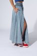 ALEX ACID WASH DENIM MAXI SKIRT Supply