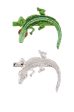 ALLIGATOR AND CROC HAIR CLIPS Discount