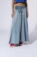 ALEX ACID WASH DENIM MAXI SKIRT Supply