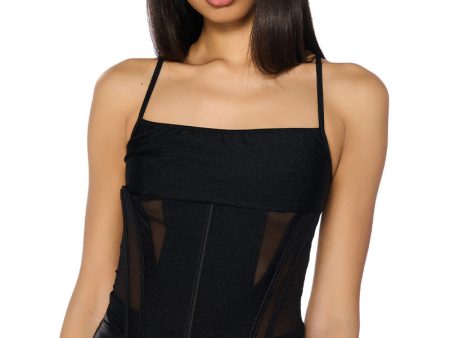 ALL OF THE LIGHTS STRETCHY SQUARE NECK CORSET Fashion