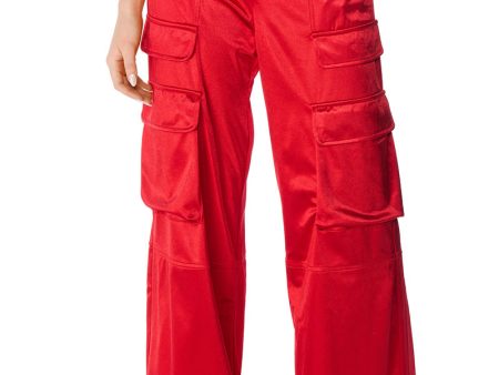 ASTRA WIDE LEG CARGO IN RED Online Hot Sale