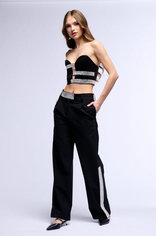 ALL NIGHT DREAM WOVEN WIDE LEG TROUSER Online