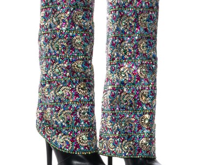 AZALEA WANG AMELIANNA FOLD OVER EMBELLISHED BOOT Fashion