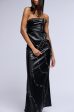 ASTIN PIERCED FAUX LEATHER MAXI SKIRT Hot on Sale