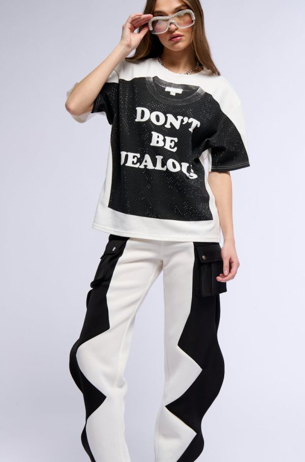 DON T BE JEALOUS GRAPHIC TEE Fashion