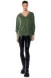 ARIA OVERSIZED V NECK SWEATSHIRT Hot on Sale