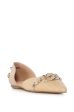 AZALEA WANG AELLA TAN WOVEN BALLET FLAT Supply