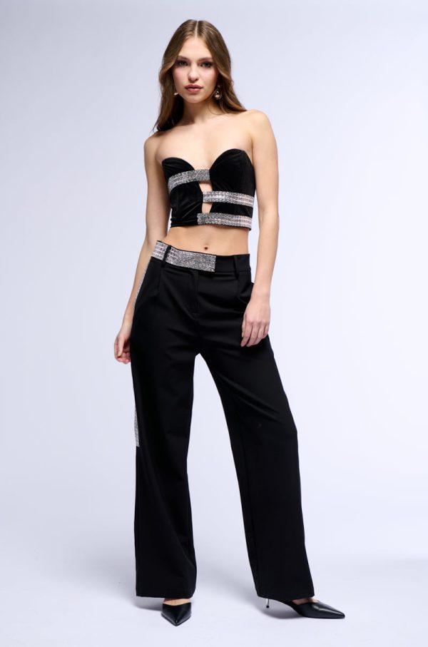 ALL NIGHT DREAM WOVEN WIDE LEG TROUSER Online