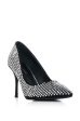 AZALEA WANG ALMA SILVER RHINESTONE PUMP Online Sale