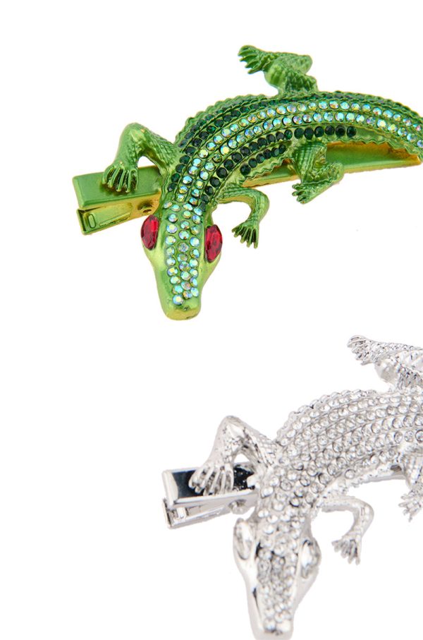 ALLIGATOR AND CROC HAIR CLIPS Discount