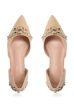 AZALEA WANG AELLA TAN WOVEN BALLET FLAT Supply