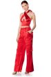 ASTRA WIDE LEG CARGO IN RED Online Hot Sale