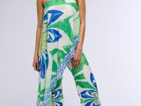 ALL ABOUT ME PRINTED MESH JUMPSUIT Online