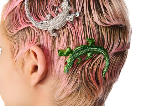 ALLIGATOR AND CROC HAIR CLIPS Discount