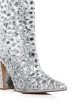 AZALEA WANG AGAVE SILVER DIAMOND BOOTIE Online Hot Sale