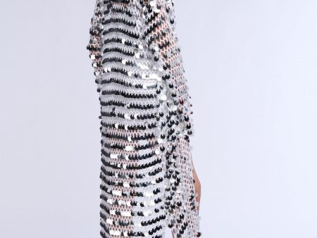 ARIEL SEQUIN KNIT DUSTER Online Sale