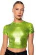 ARIES METALLIC RIB SHORT SLEEVE T SHIRT Fashion