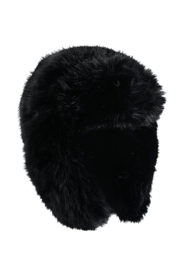 AVI FAUX FUR HAT IN BLACK Fashion