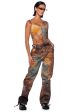 ANGEL EYES PRINTED DENIM CORSET Supply