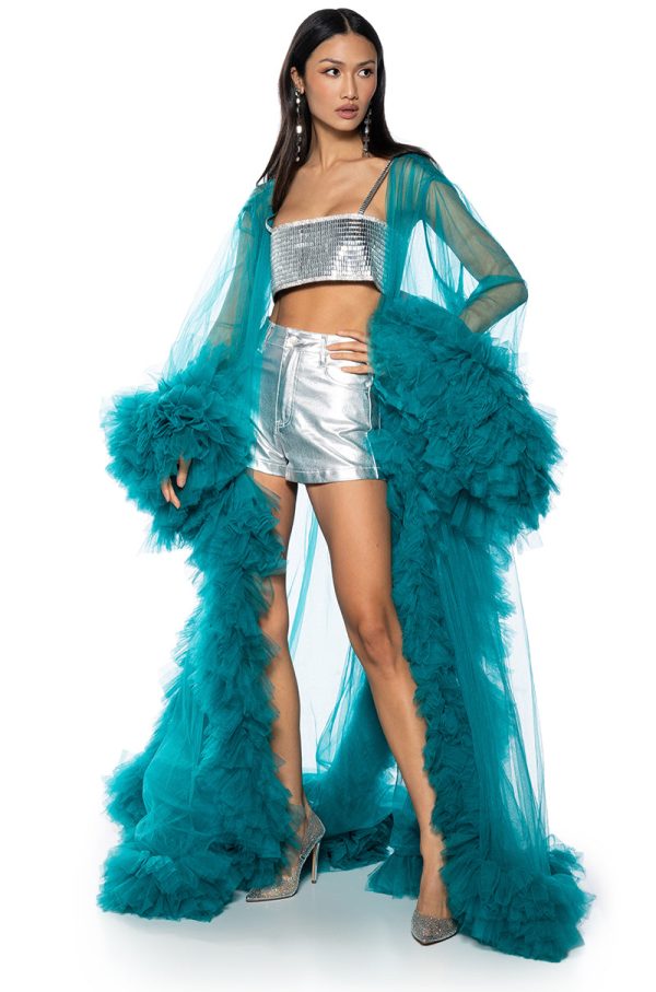 AVANT GARDE TULLE DUSTER Online now