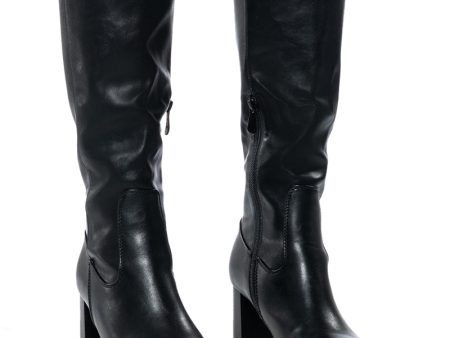 AZALEA WANG ARIMA BOOT IN BLACK Supply