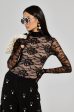 ALL THE ATTENTION LACE GLOVE BODYSUIT Hot on Sale