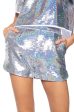 ALL UP IN MY MIND SEQUIN HIGH WAIST SHORTS For Sale