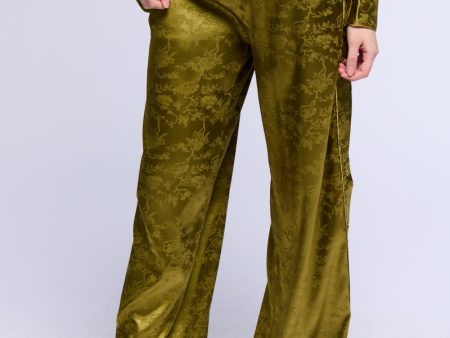 ALL MY MIGHT WIDE LEG SATIN TROUSER on Sale