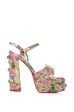 AZALEA WANG ANNIE BABY PINK PLATFORM SANDAL Fashion