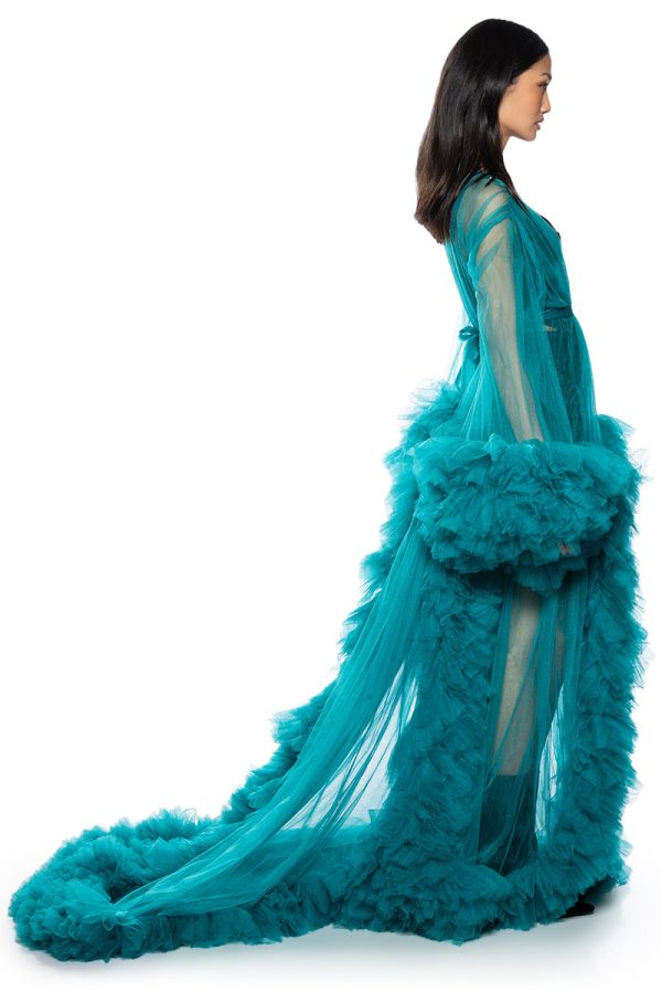 AVANT GARDE TULLE DUSTER Online now