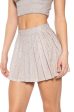 AURORA RHINESTONE SHINE PLEATED SKIRT Cheap