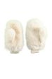 ALL ABOUT THE MONEY FUR MITTENS IN IVORY on Sale