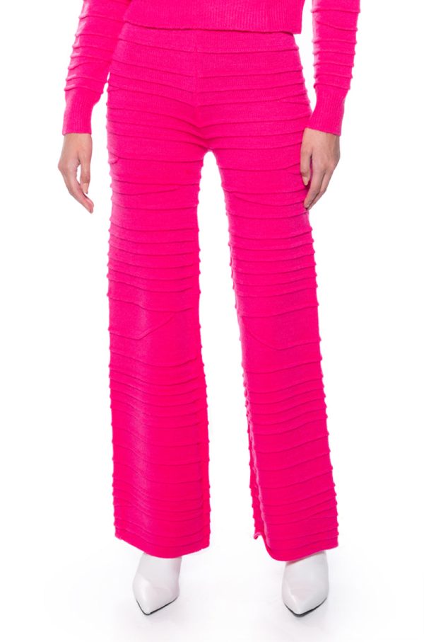 ANGEL ENERGY WIDE LEG KNIT TROUSER Fashion