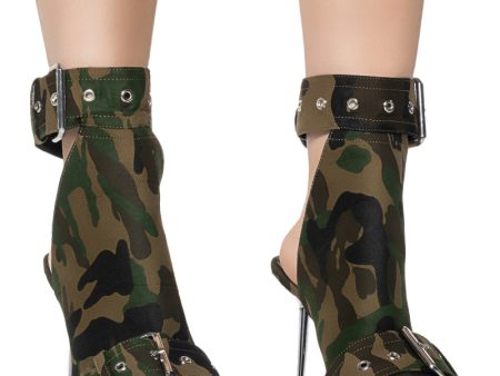 AZALEA WANG ACT UP CAMO PUMP Online Hot Sale