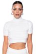 ANGEL ENERGY SHORT SLEEVE TURTLENECK SWEATER TOP Online