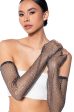 ALL NIGHT LONG RHINESTONE MESH GLOVES on Sale