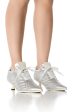 AZALEA WANG ATHLETIC PUMP IN SILVER on Sale