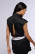 ALWAYS IN COMMAND SATIN EFFECT OPEN BACK TOP Discount