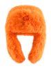 AVI FAUX FUR HAT IN ORANGE Online