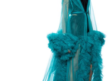 AVANT GARDE TULLE DUSTER Online now