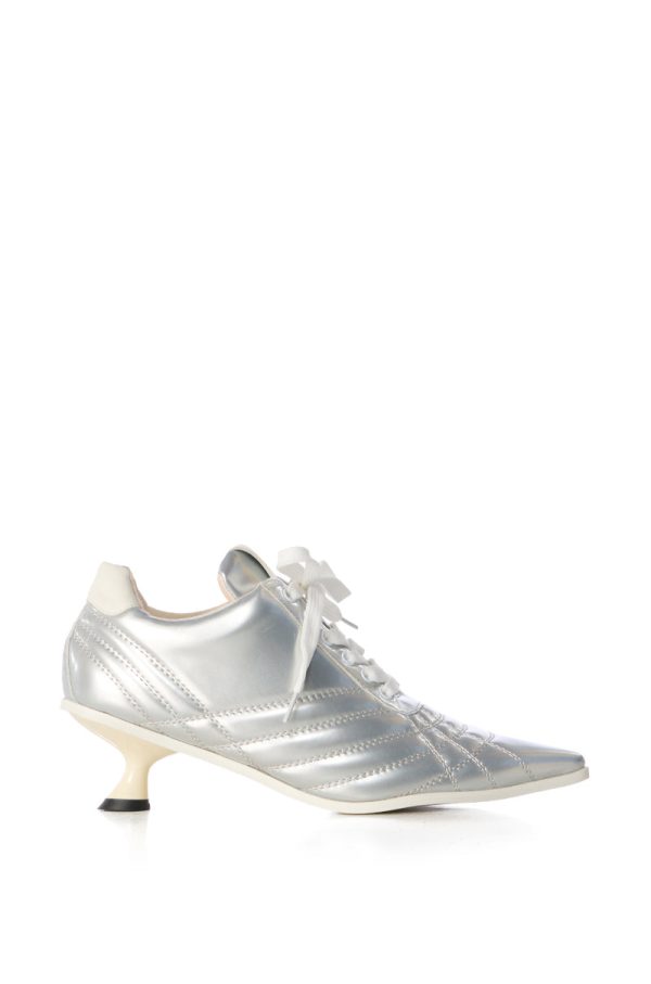 AZALEA WANG ATHLETIC PUMP IN SILVER on Sale