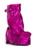 AZALEA WANG ANGELA FUCHSIA FLAT BOOTIE Cheap