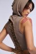 ATLAS HOODED RIBBED TANK TOP Hot on Sale