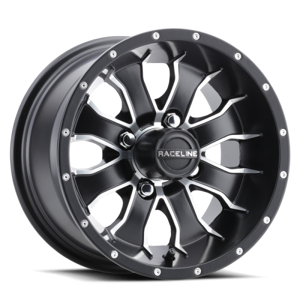 Kansei G77 Mamba 12x7in   4x101.6 BP   -47mm Offset   68mm Bore - Satin Black Wheel Cheap