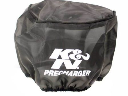 K&N Universal Precharger Round Tapered Air Filter Wrap Black Hot on Sale